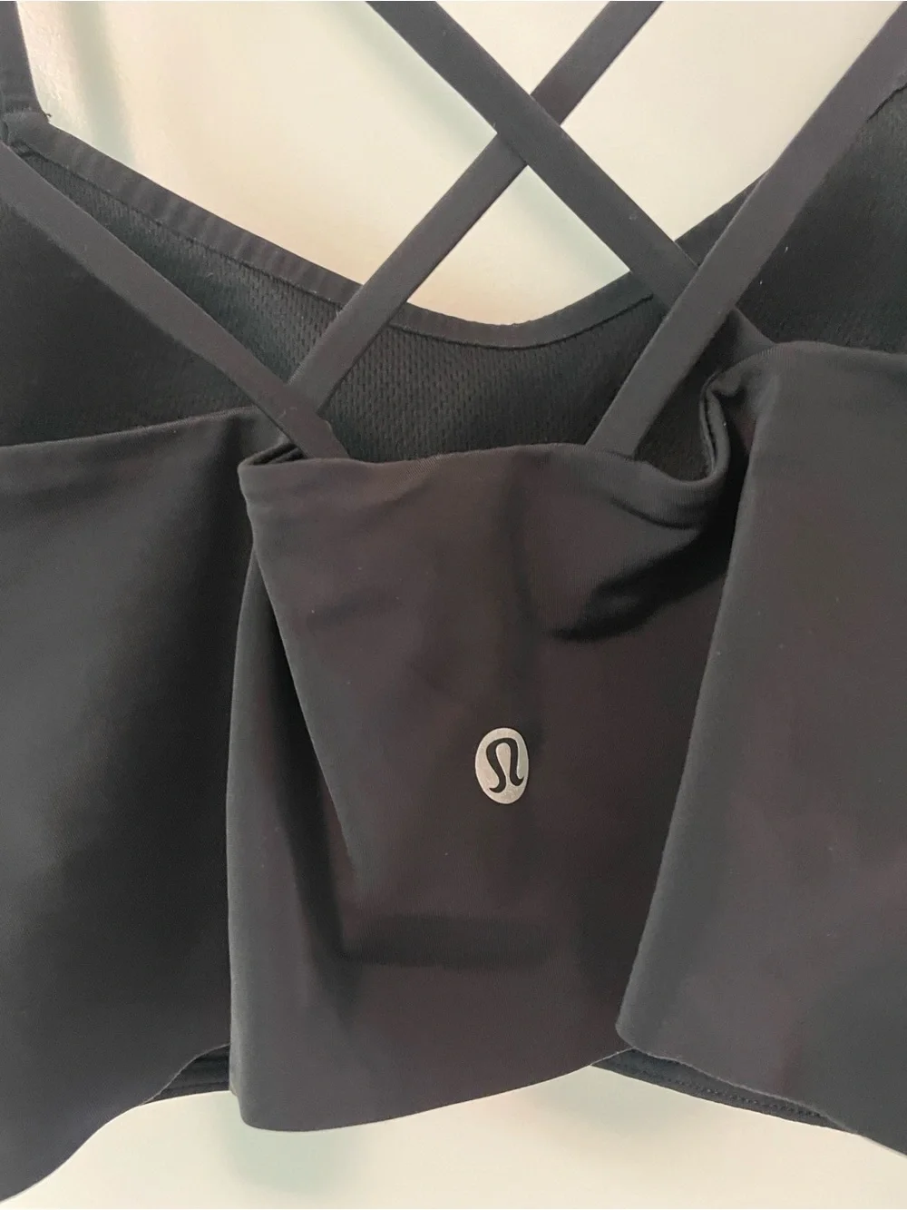 Lululemon Bundle Like a Cloud Longline Bra Light Support, Sz 6 - Black, Lavender - Picture 3 of 5